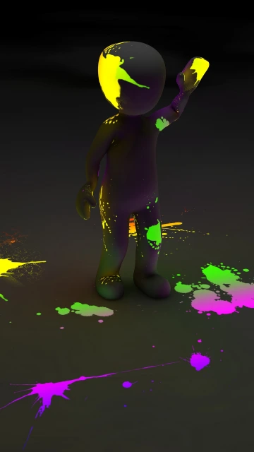 3D Painter with Splatters