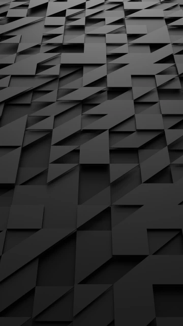 Abstract Black Geometric Pattern