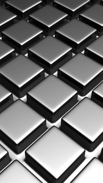 Black and White Cubes Pattern