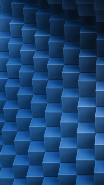 Blue Cubes Pattern 1