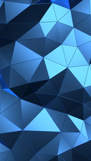 Blue Geometric Pattern 2