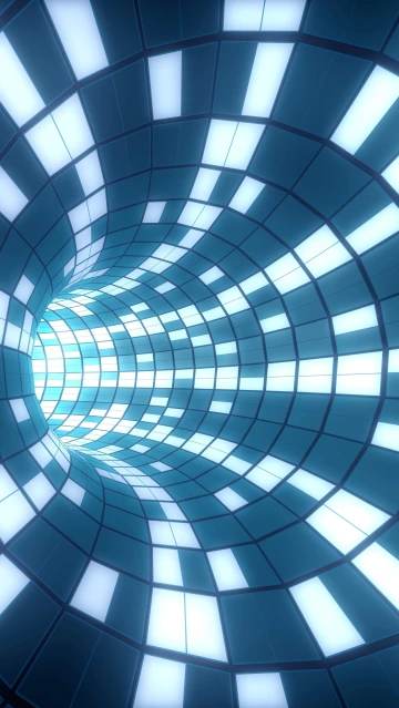 Blue Light Tunnel