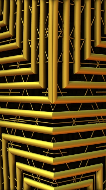 Golden Pipes Pattern