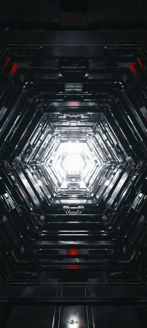 Hexagonal Tunnel View
