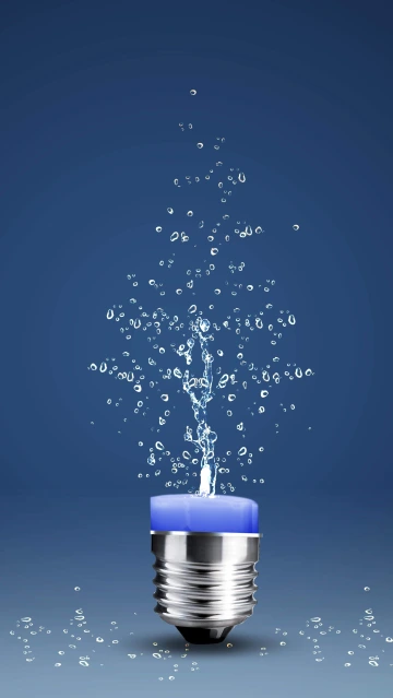 Light Bulb With Water
