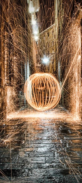 Light Painting Sphere