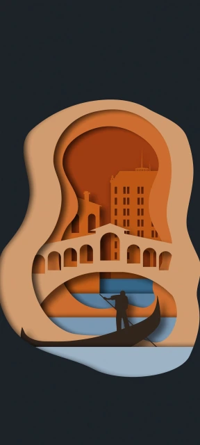 Paper Cutout Venice