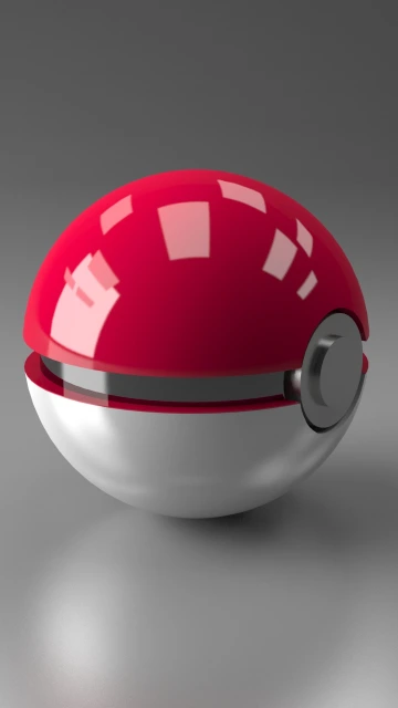 Pokémon Ball 3D Render