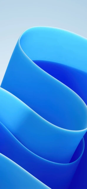 Abstract Blue Wave Curves