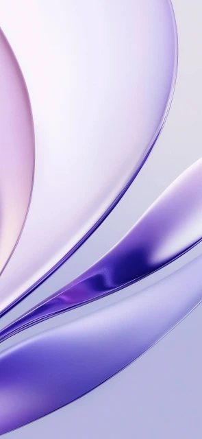 Abstract Glossy Purple Shapes