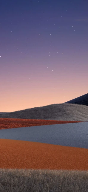 Abstract Rolling Hills Landscape