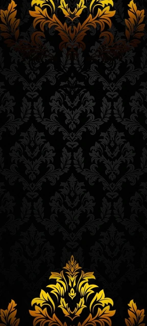 Black Golden Abstract Background