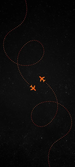 Black Plane View Background