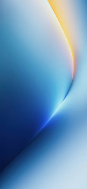 Blue Abstract Gradient Curve