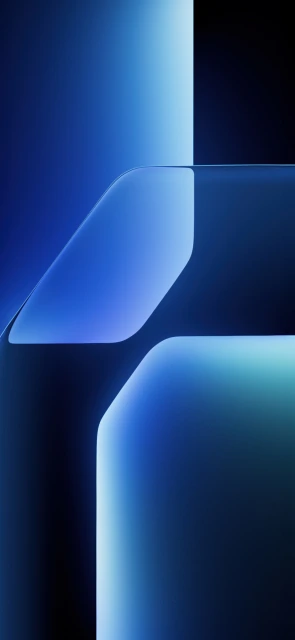 Blue Abstract Gradient Shapes