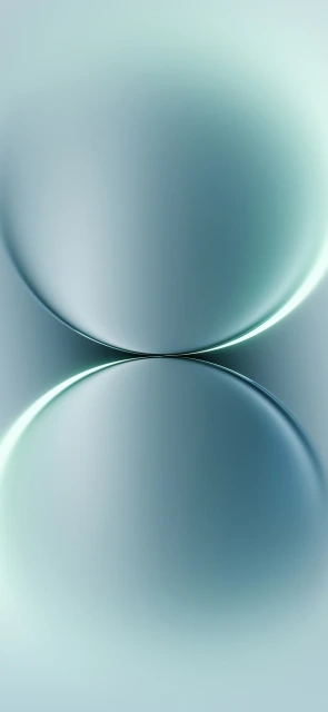 Blue Gradient Droplet Shapes