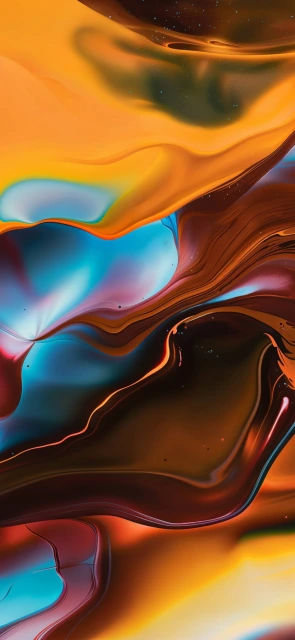 Colorful Abstract Fluid Art