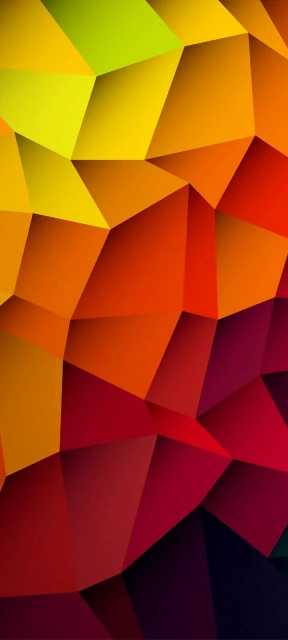 Colorful geometric polygon wallpaper