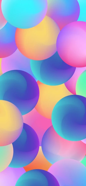 Colorful Gradient Spheres