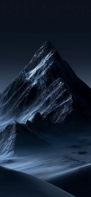 Dark Mountain Landscape