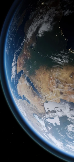 Earth From Space Africa View