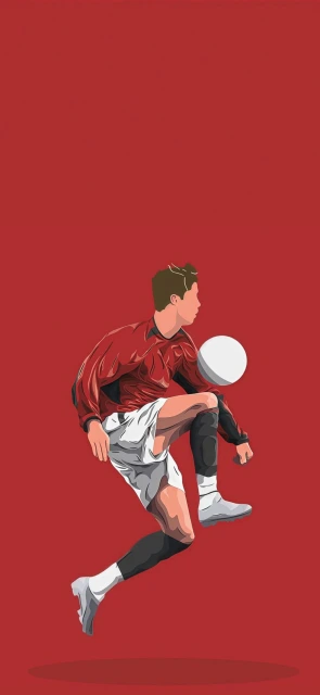 Football player illustration