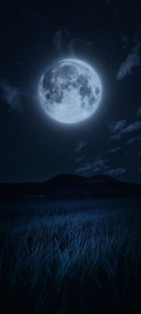 Full Moon Night Background