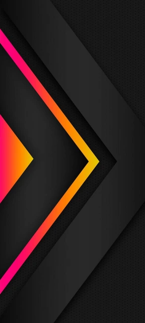Glowing Colors on Black Background