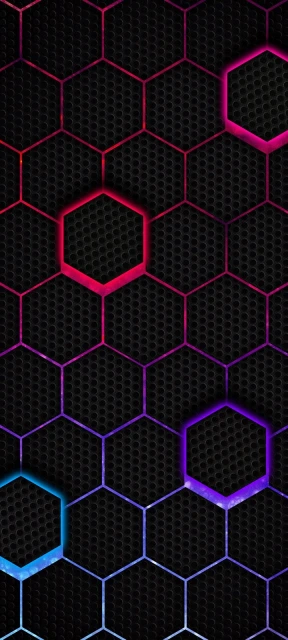 Hexa Black Design Abstract Background