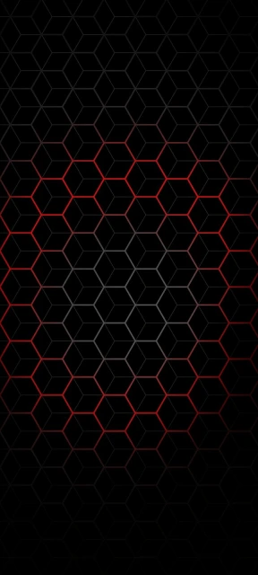 Hexa Colorful Black Amoled Background