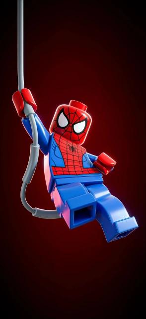 Lego Spider Man Swinging
