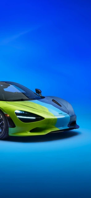 McLaren 750S Green and Blue