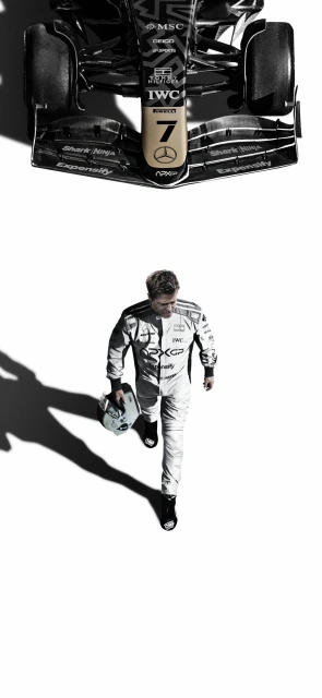 Mercedes AMG F1 Car and Driver