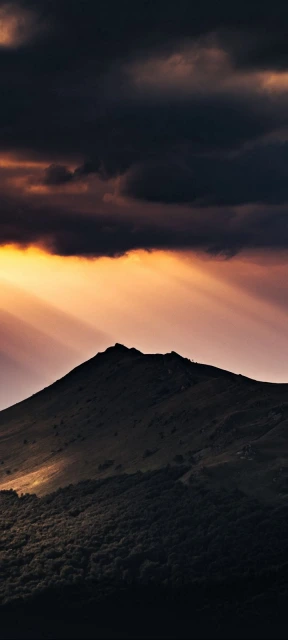 Mountain Cloud Sky Background
