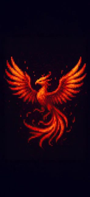 Pixel Art Phoenix