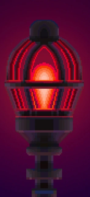 Pixel Art Red Lantern