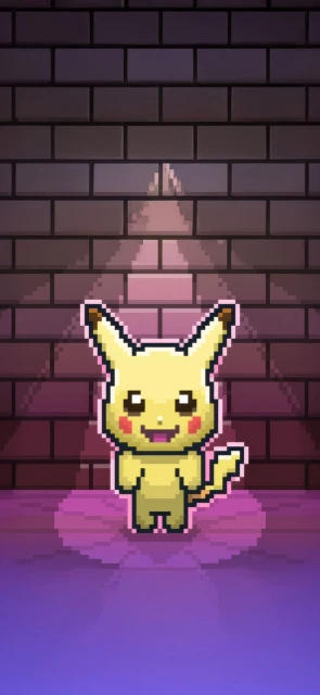 Pixel Pikachu Spotlight
