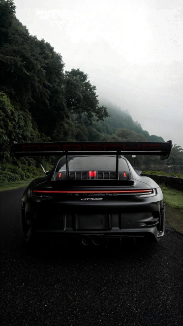 Porsche GT3 RS Rear View