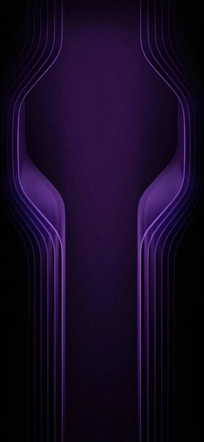 Purple Abstract Curved Lines