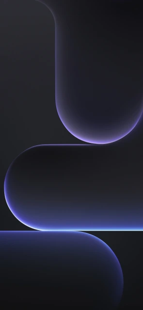 Purple Abstract Gradient Shapes