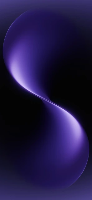 Purple Abstract Infinity Shape