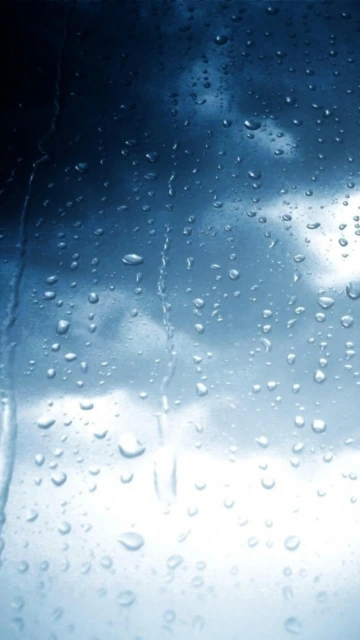 Raindrops on Glass