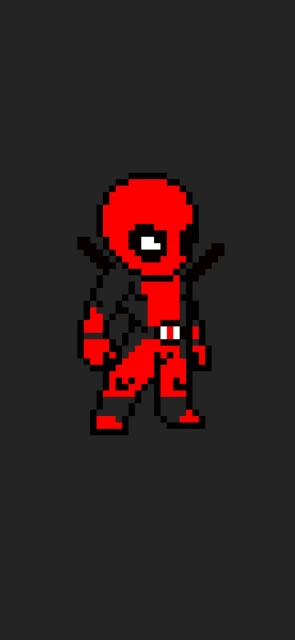 Red Pixel Character Sprite