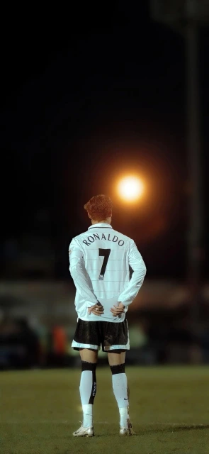 Ronaldo number 7 jersey back