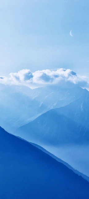Snow Mountain Background