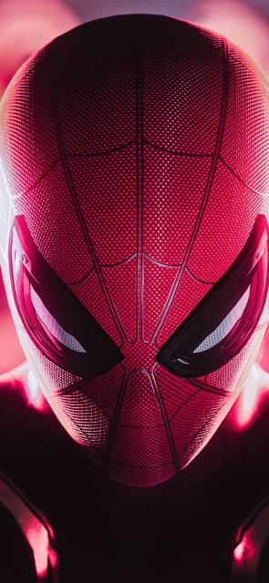 SpiderMan Mask Close Up