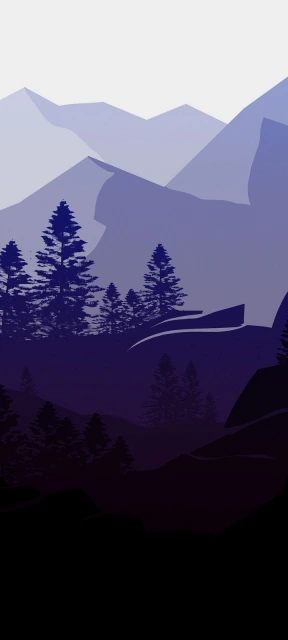 Vector Black Mountain Background