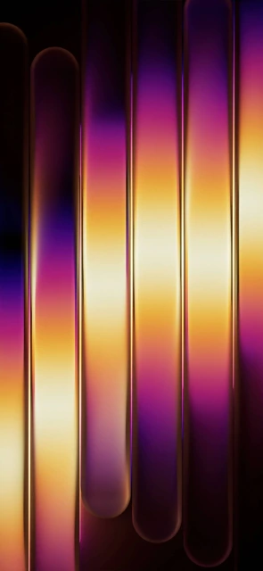 Vertical Neon Gradient Stripes