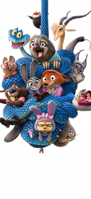 Zootopia 2 Characters on Rope