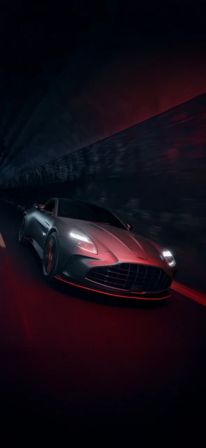 Aston Martin DBS in tunnel